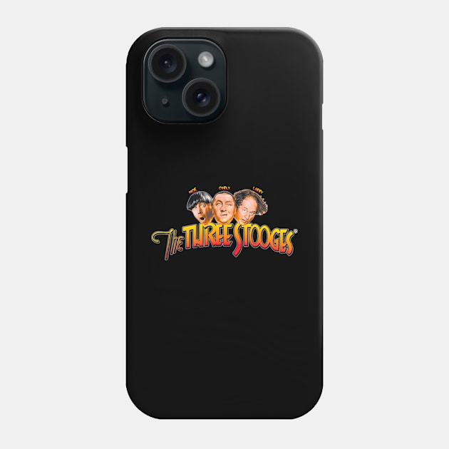 The Three Stooges Phone Case by Unfluid