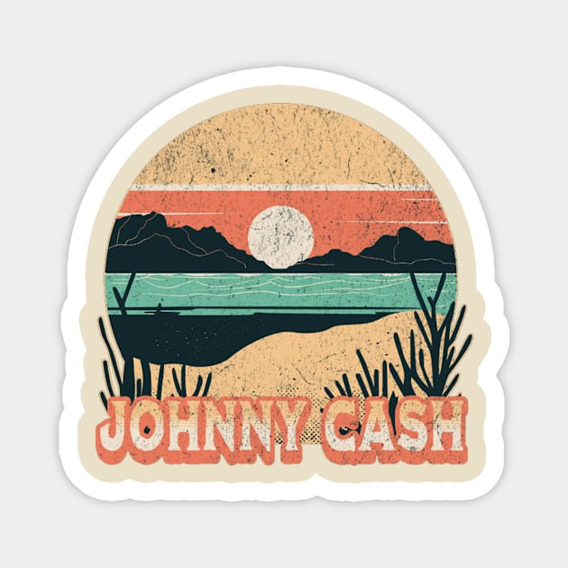 JOHNNY PARADISE BAND Magnet by Elaia Loelya Art