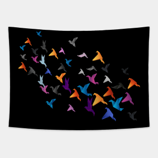 Origami Paper Crane T Shirt Japanese Culture Art Tee Tapestry