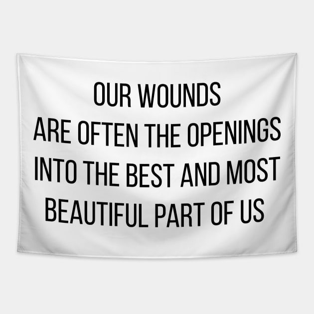 Our wounds Tapestry by ScrambledPsychology