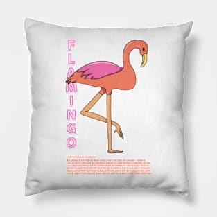 the flamingo Pillow