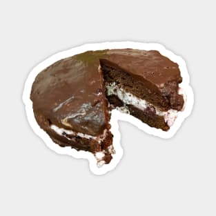 Sweet Food Chocolate Cream Cake Magnet