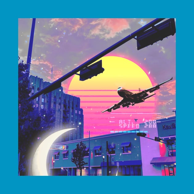 v a p o r w a v e  l a n d i n g by lofi_retrowave