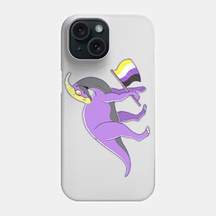 Nonbinary Parasaurolophus Phone Case