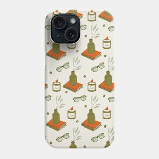 Pattern with cozy home interior Phone Case