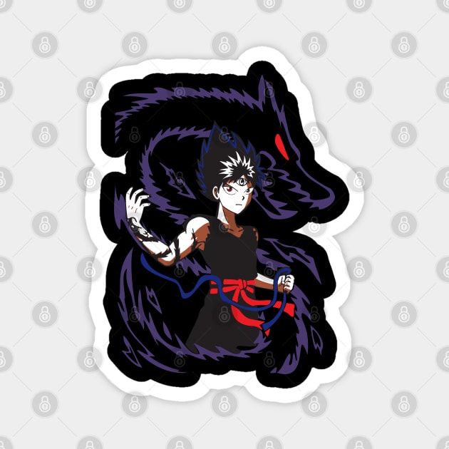 Cursed Child Hiei Fanart Magnet by Planet of Tees