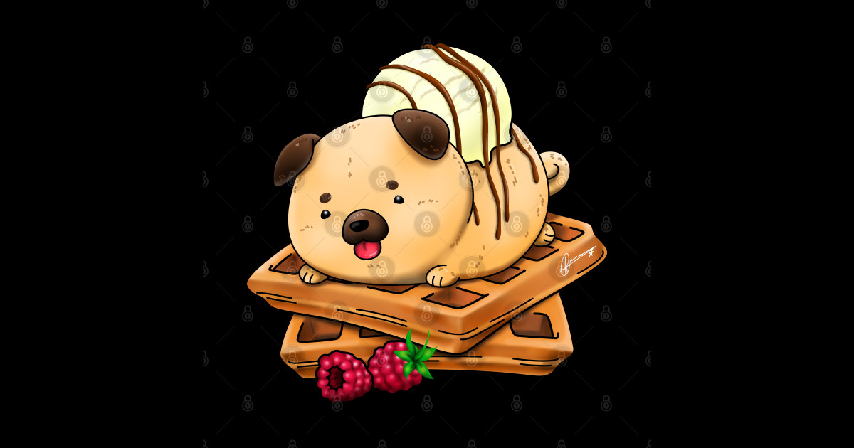 Puffles Dogs Sticker TeePublic