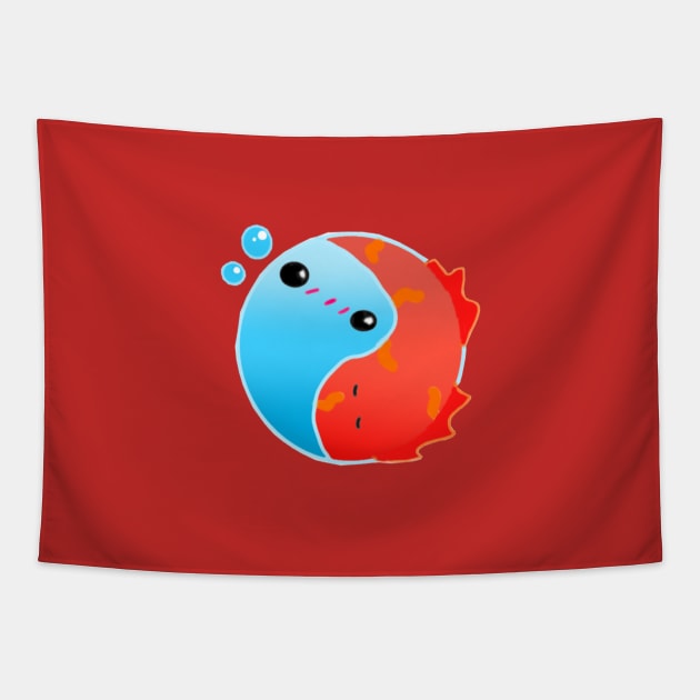 Slime rancher lava and puddle slime. Tapestry by RainbowCatfish