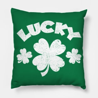 Funny T-Shirt Lacky Happy St Patrick's Day Pillow