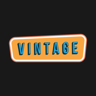 Vintage Text | Vintage Design T-Shirt