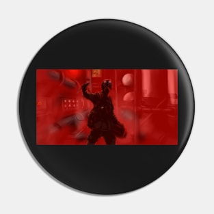 Red Nuclear Power Pin