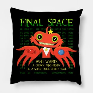 final space 2 Hushfluffles matrix Pillow