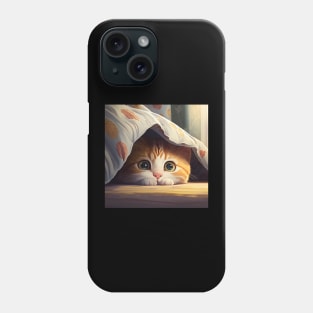 Cute Kitty Sneaking Phone Case