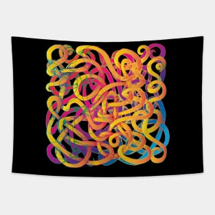 Glowing Worms Tapestry