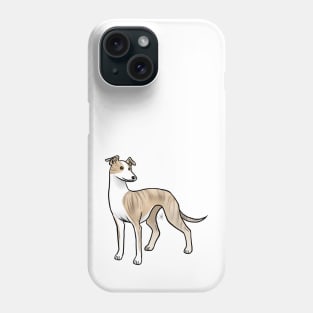 Dog - Whippet - Brindle and White Phone Case