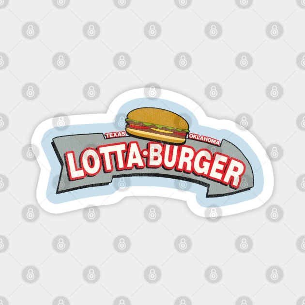 Retro Defunct Lotta Burger Fast Food Restaurant Magnet by darklordpug