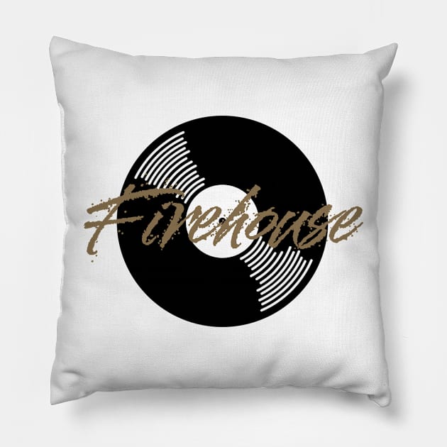 vynil fire house Pillow by ALSPREYID