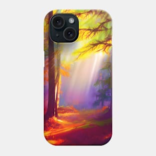A light in the woods Phone Case