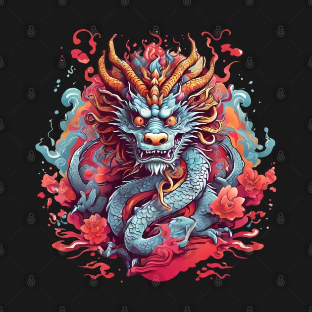 Chinese new year t-shirt,year of the dragon by Pastew Stdio