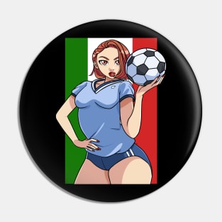 Mexico World Cup Soccer Lover Tournament Qatar Pin
