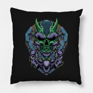 Mecha Skull Pillow