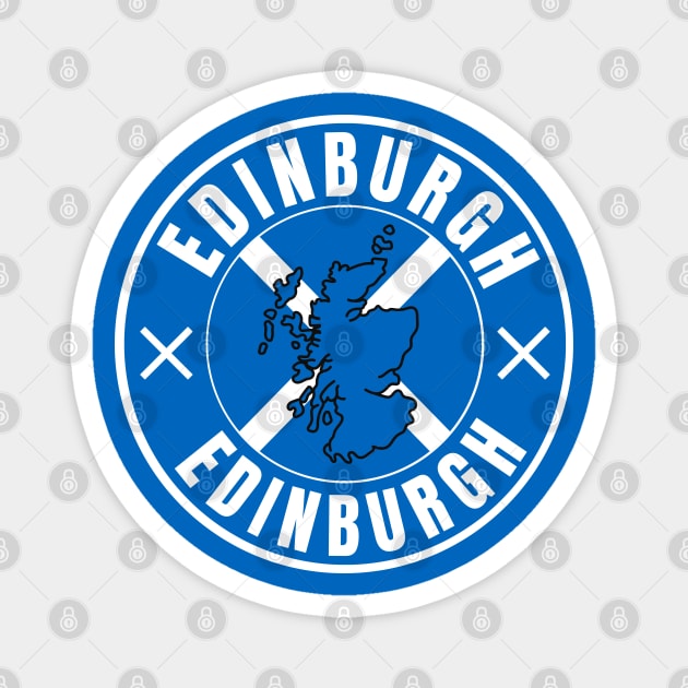 Edinburgh Magnet by footballomatic