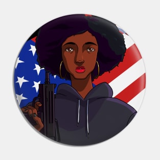 Black Lives Matter Protester Pin