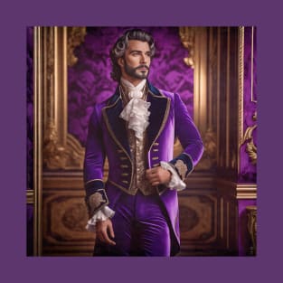 Extreme Purple - Velvet Suit Rococo Gentleman T-Shirt