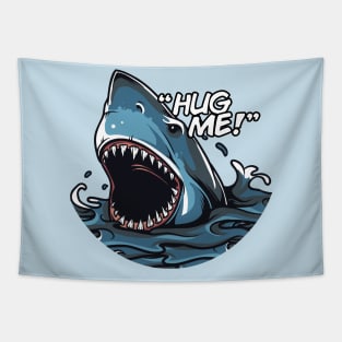 Shark Hugs Tapestry