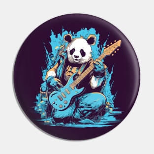 Panda Rockstar Pin