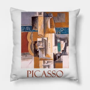 Guitar and Violin by Pablo Picasso Pillow