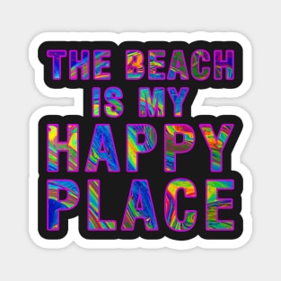 The Beach Is My Happy Place Magnet