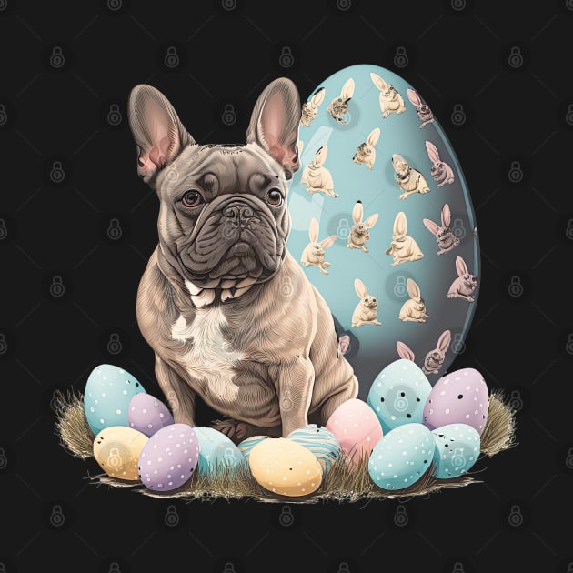 French Bulldog happy easter day by JayD World