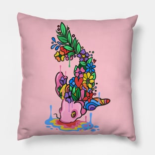 Floral Fish Pillow