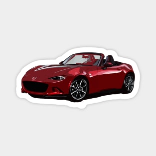 Miata MX5 IV RED Magnet