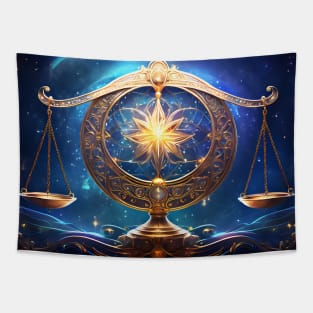 Libra zodia sign Tapestry