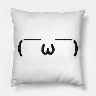 W happy kaomoji v1 Pillow