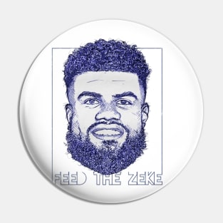 Ezekiel Elliott Dallas Beard Pin