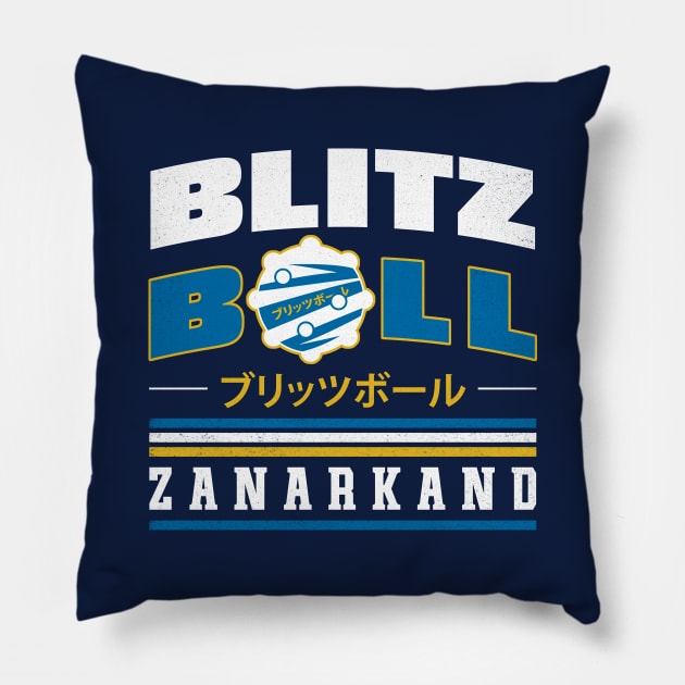 Blitzball Vintage Pillow by Lagelantee