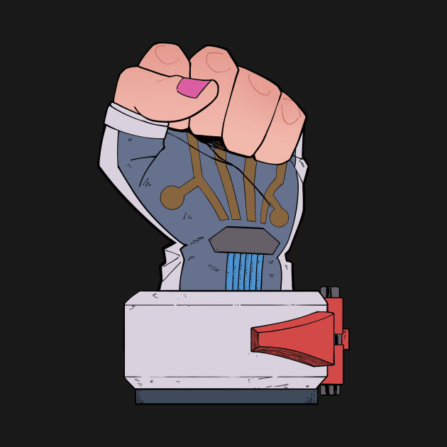 overwatch 2 Zarya fist by ahmedelsiddig