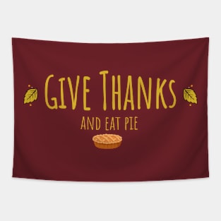 Thanksgiving with pie Tapestry