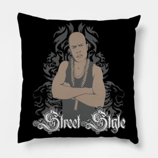 Gangster Cool Illustration Pillow