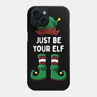 Self Improvement Quote Christmas Funny Elf Pun Motivational Phone Case