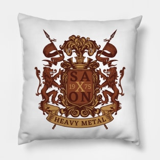 vintage saxon logo Pillow