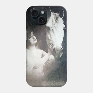 The Lady and her Horse Phone Case