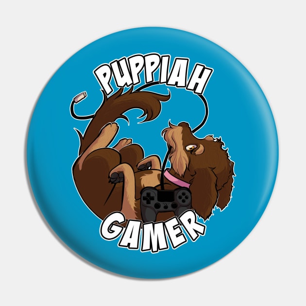 Puppiah Gamer Pin by TheRPGMinx