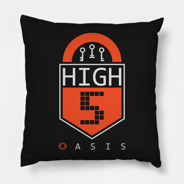 High Five, Ready Player One, book cover 1&2 Pillow by bryant114