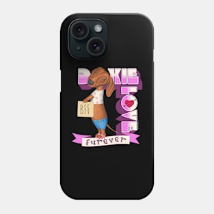 Doxie Love Fur-ever Phone Case