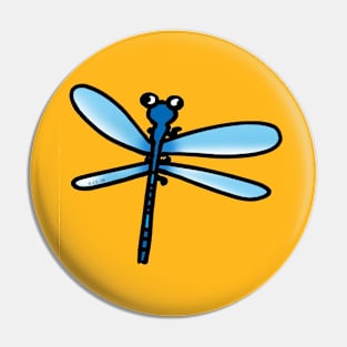 blue dragonfly Pin