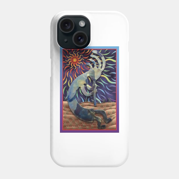 Kokopelli Spring Phone Case by becky-titus